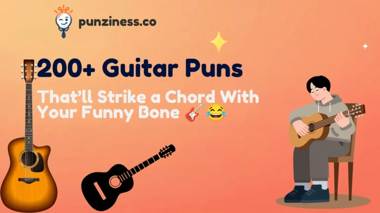 200+ Guitar Puns