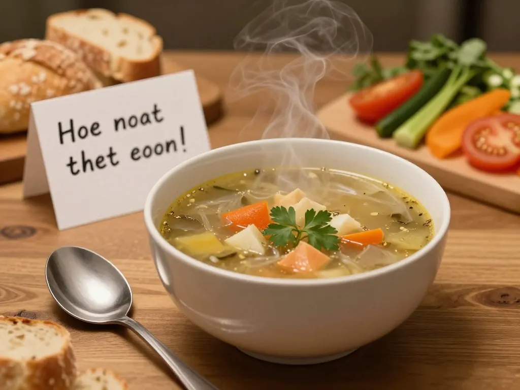 Right Soup Pun