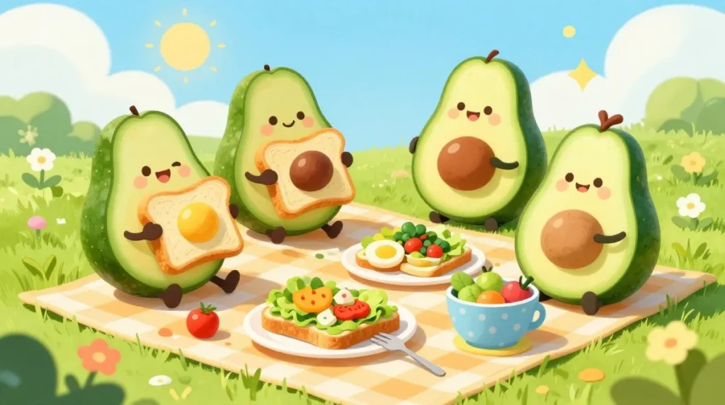 Avocado Puns for Valentine's Cards
