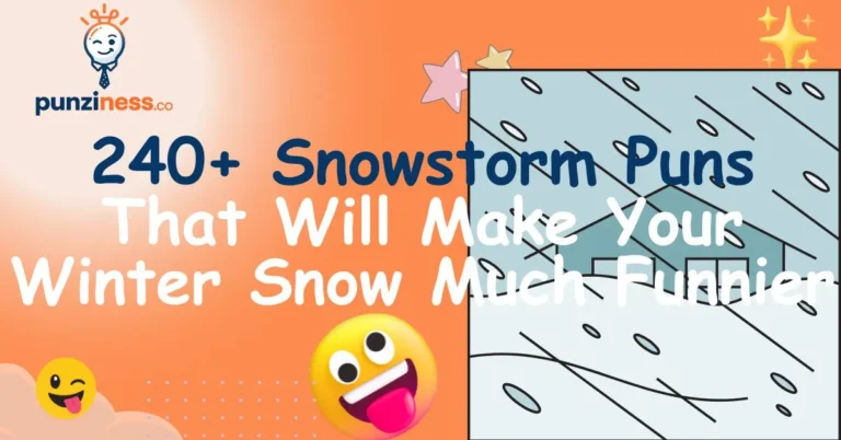Snowstorm Puns