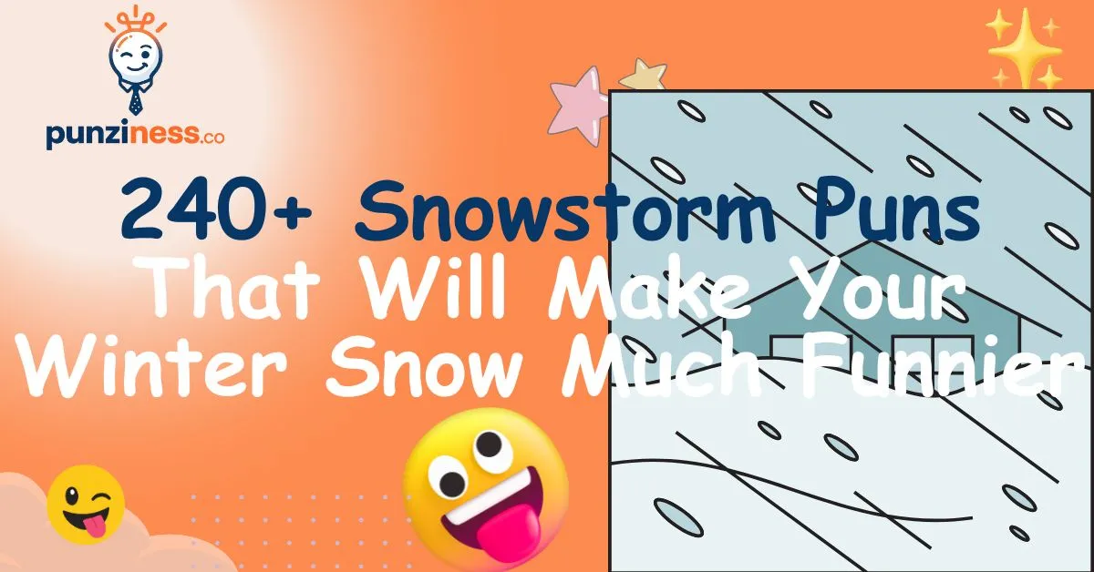 Snowstorm Puns