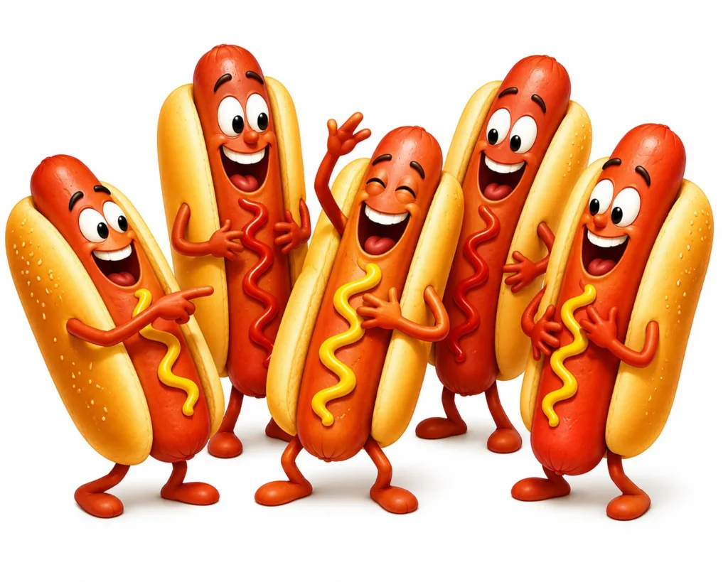 Hot Dog Captions for Instagram, TikTok & Reels

