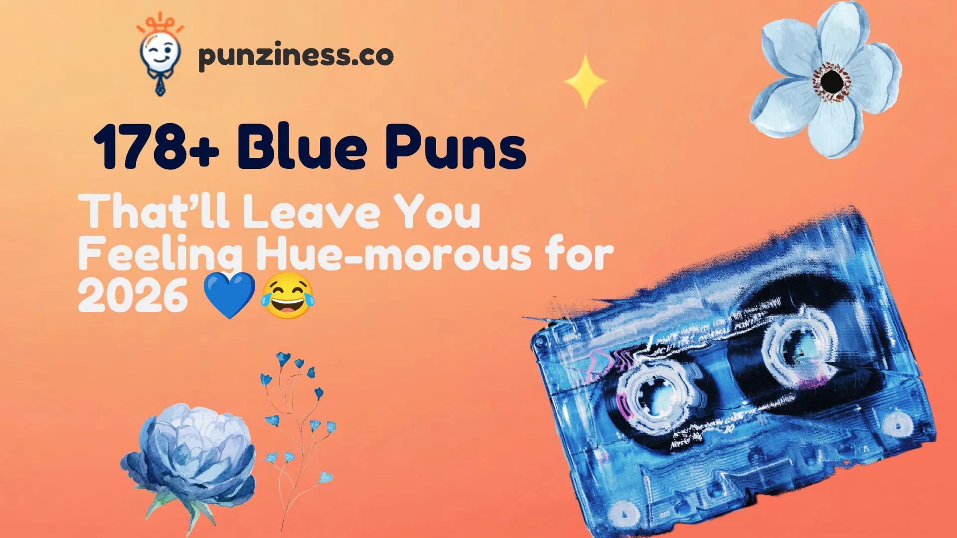 178+ Blue Puns That’ll Leave You Feeling Hue-morous for 2026 💙😂