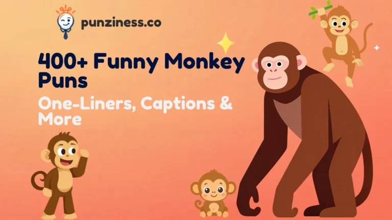 400+ Funny Monkey Puns, Jokes, One-Liners, Captions & More