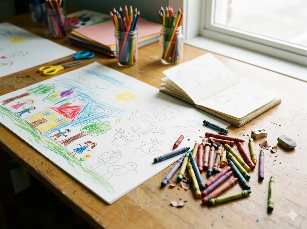 Crayon Puns About Drawing & Sketching