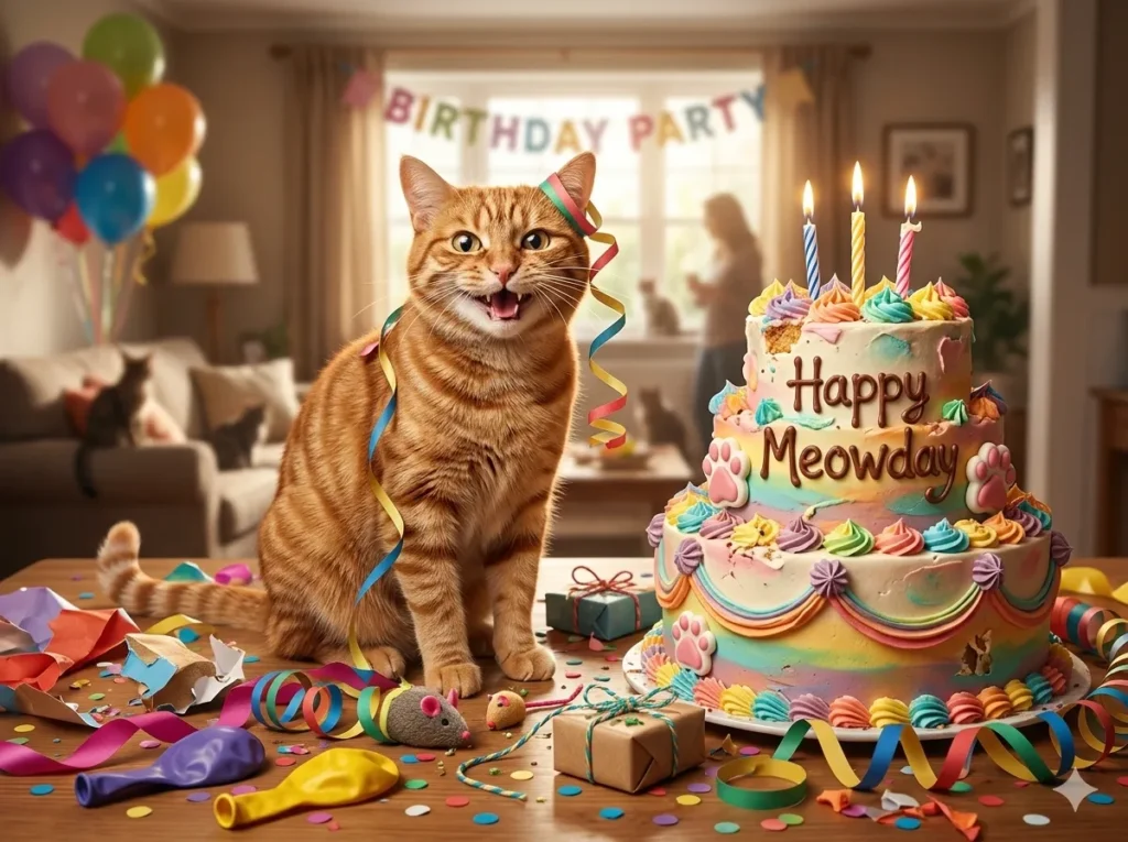 Funny Cat Birthday Puns