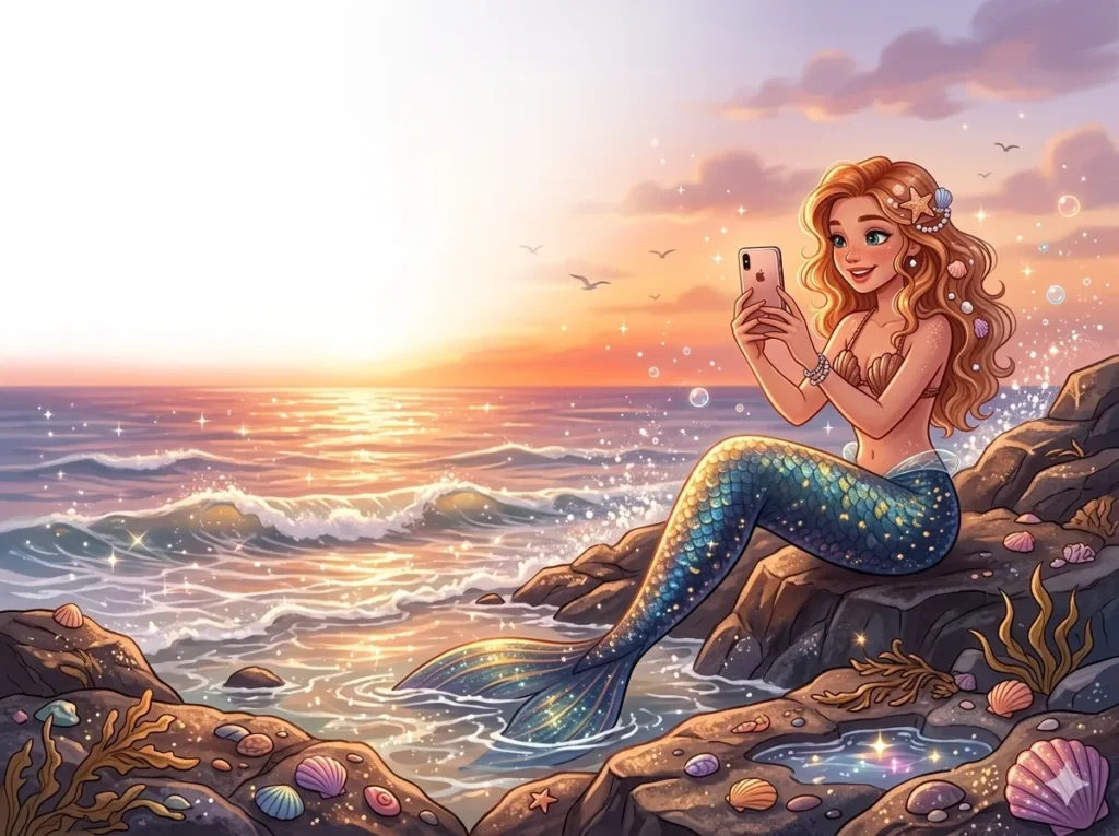  Mermaid Captions for Instagram

